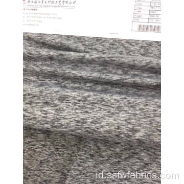 Kemeja Spandex Peregangan Poliester Kationik Rajut Kain